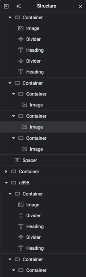 Elegant flowers theme in Elementor widget layout
