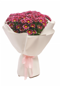 Bouquet with hydrangea and eustoma